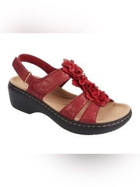 Clarks Collection Merliah Sheryl Floral Sandals Women's US 9M